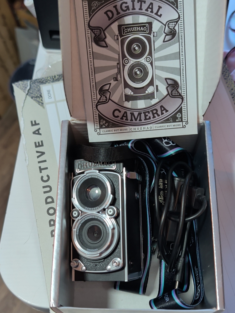 Twin-Lens Digital Camera - Silver